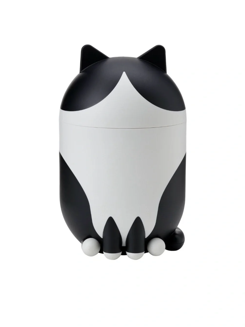 IKEA Grejsimojs black & white tuxedo CAT with lid storage adorable decoration